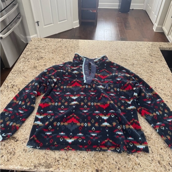 Columbia Men's Zip Up Sweater - Multicolor Pattern - SEE PHOTOS - Picture 1 of 5